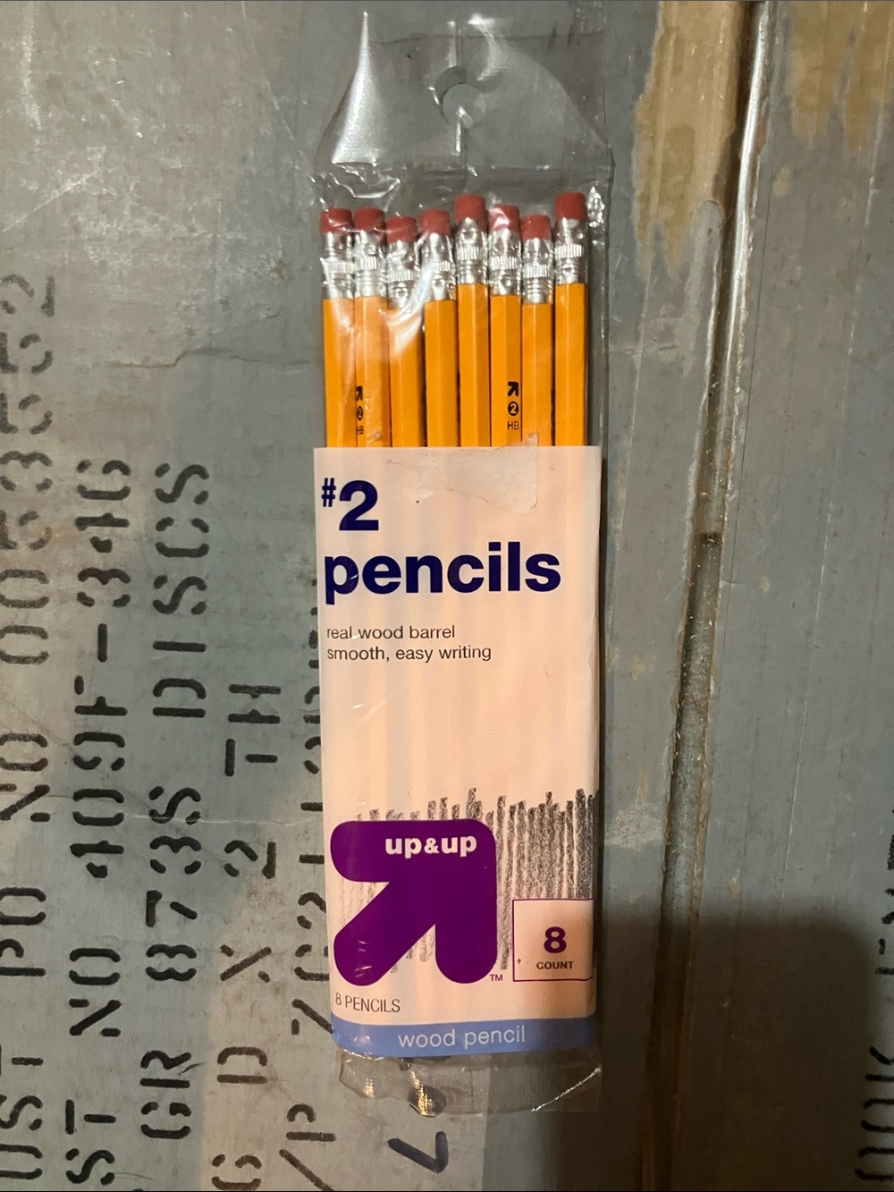 Target #2 Pencils Pack — Yellow Pencils with Pink Erasers